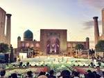 Registan Square in Samarkand, Uzbekistan