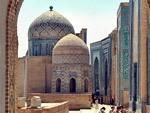 The burial complex Shahi-Zinda in Samarkand, Uzbekistan